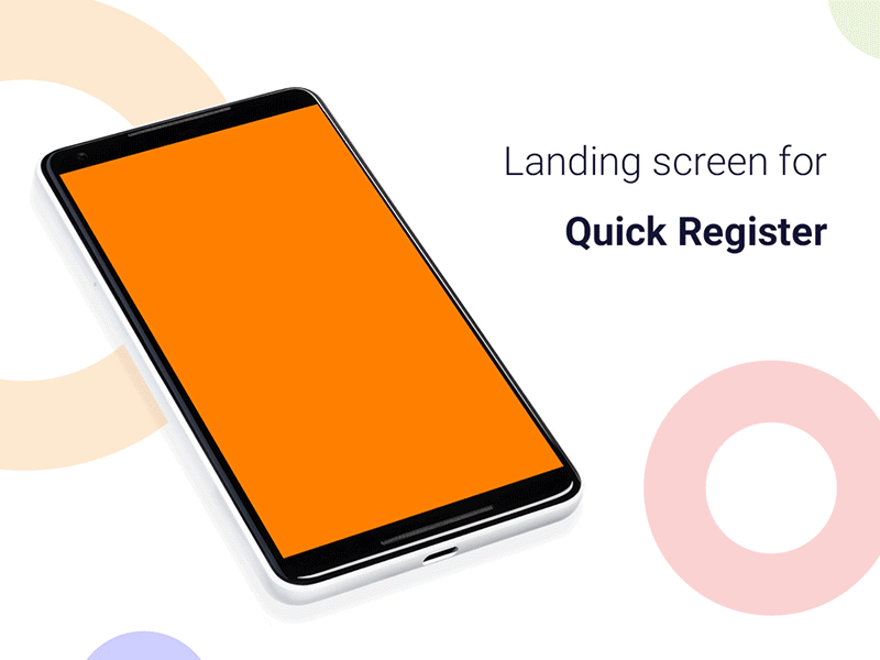 Quick onboard user screen animation app illustration mobile deisgn uidesign uiux ux design