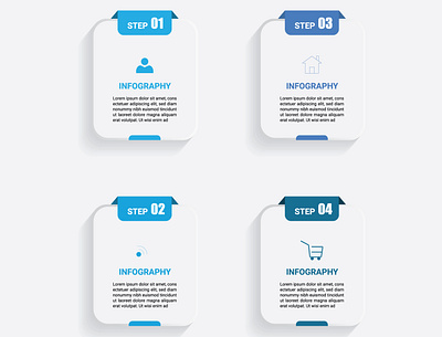 Infographic Card Design branding card design graphic design ill illustration typography