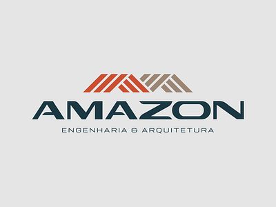 Amazon Engenharia e Arquitetura amazon architechture civil engineering contractor engineer engineering logotype