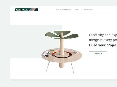Estel estel furniture smart office ui design webdesign