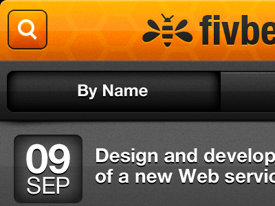 fivbee project managment app ios iphone project task ui