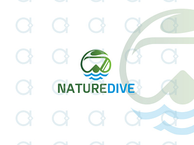 Diving Logo beach design dive diver divers diving eco healthy logo nature ocean pool sea snorkeling sport summer swim swimmer swimming vector