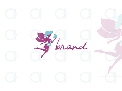 Fairy Trip Logo blogger brand identity branding design fairy fairy tale fairy tales fairytale fairytales female girl logo tour tour and travel travel traveling trip woman women