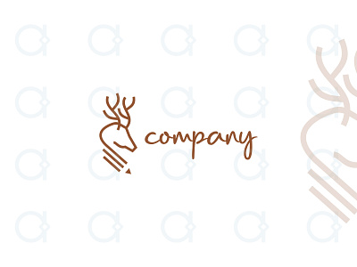 Deer Art Logo