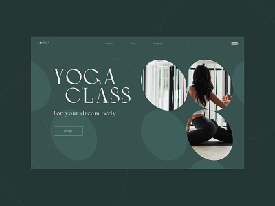 YOOGA - Website concept design figma sport ui web website yoga
