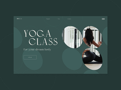 YOOGA - Website concept
