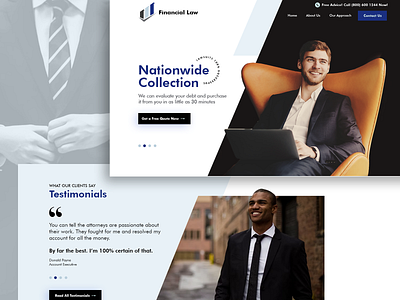Financial Law Website design ui ux web design wordpress