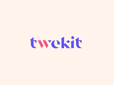 twekit — A self-hosted 🐦 Twitter thread scheduling ⌚️ app. branding logo-design logo