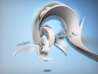 Sidewinder - 3D Graffiti 3d abstrat cinema4d graffiti