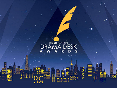 Drama Desk Awards 2016 awards drama dramadesk nyc skyline spotlights theatre