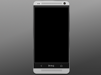 HTC One Template android htc mobile mockup one phone template ux wireframe