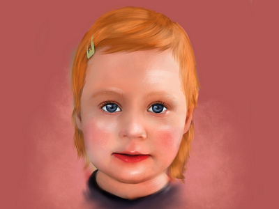 Ylva art artwork brushes child digital face illustration procreate procreate app procreate art