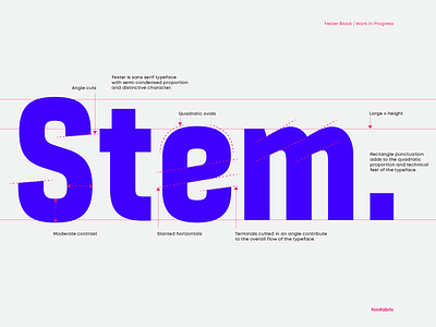 Precision from stem to stern ⚡️ creative design fester font fontfabric sneakpeek typeface typegang typography upcoming workinprogress