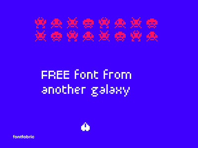 From another galaxy... arcade arcade game creative custom typography display font font design fontfabric inspiration new font pixel art pixel font pixer release retro typography