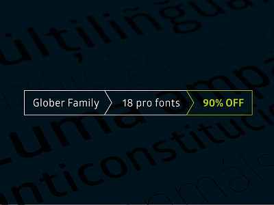 Glober fonts / 90% discount decorative free free font free fonts glober logo numerals poster typography
