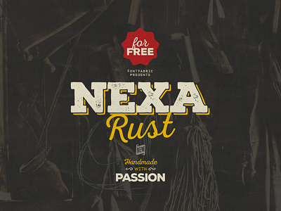 Nexa Rust free font family bundle decorative free free font free fonts logo numerals poster typography