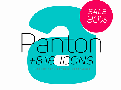 Panton font - Promo bundle corporate free free font free fonts logo numerals poster typography