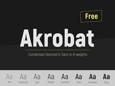 Acrobat Free Font