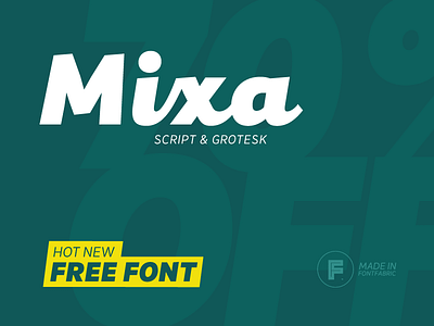 Mixa free font font free font ruling pen sans serif script typography