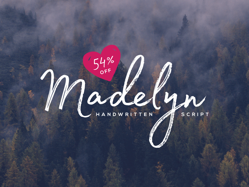 Madelyn Script by Fontfabric on Dribbble