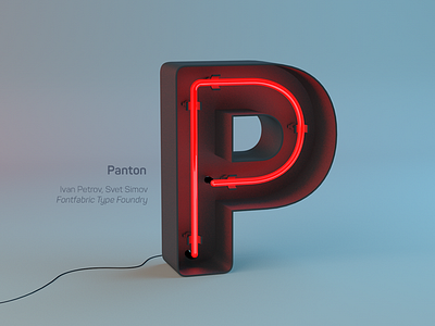 Panton 3d art creative font fontfabric geometry panton type typeface typography