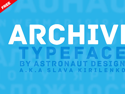 Archive - Free font archive blue design free free font free typeface logo typeface typography