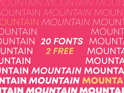 Mont is big art creative font fontfabric mont text type typeface typography