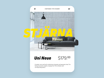 Uni Neue in UI Design