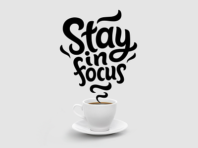 Stay In Focus art creative font fontfabric lettering type typeface typography