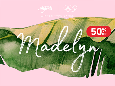 Madelyn—50% OFF art creative discount font fontfabric handwriting madelyn promo script type typeface typography