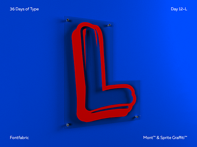Day 12—L 36days 36daysoftype font fontfabric l letter lettering type typeface typography