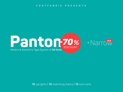 Panton Narrow is released! discount font fontfabric free letter lettering narrow panton promo type typeface typography