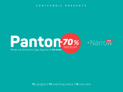 Panton Narrow is released!