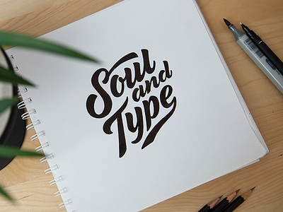 Soul & Type custom font fontfabric letter lettering type typeface typography