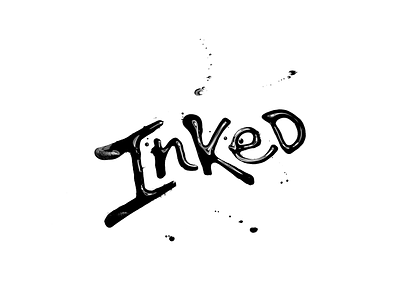 InkedIn creative design font fontfabric illustration inktober inktober 2018 letter type typeface typography