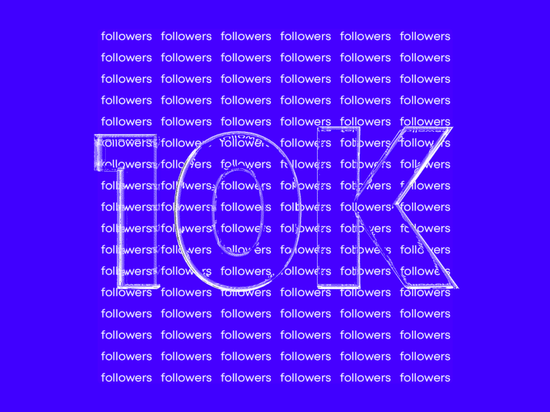 10K Followers - Instagram creative design font fontfabric illustration instagram letter lettering milestone type typeface typography