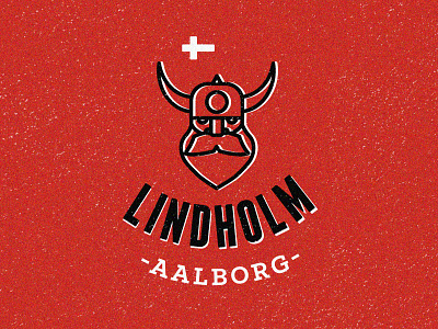Lindholm_logo denmark logo typographic vector viking