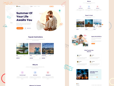 Travel Landing Page