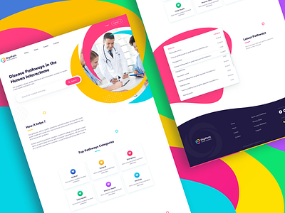 Medical Landing Page clean layout landing page medical medical app pathways satwik pachino ux ux ui design webdesign