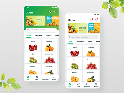 eCommerce - Agro Dashboard agro business buy dashboad ecommerce flatdesign fruits green app homescreen iphonex marketplace mobile app mobile payments nature onlinepayments payments seller vegetables