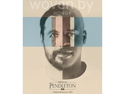 Pendleton Rebrand and Ad Campaign -Woven By Love- advertisements branding design identity logo photography product sustainability