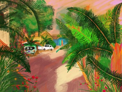 Sayulita MX design digital draw illustration sustainability