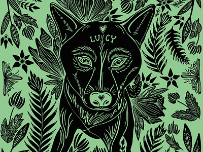 Lucy design digital illustration identity illustration