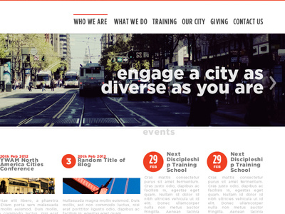 site concept by Stephen John Bryde on Dribbble