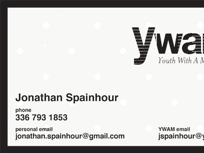 Jonathan business card business card print