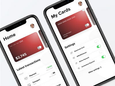 Banking app - UI design