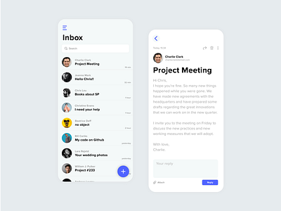 Mail App - iPhone UI