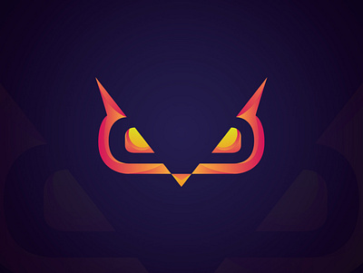 Owl Logo branding branding designer design gradient logo logoart logoconcept owl logo ready to sell vector