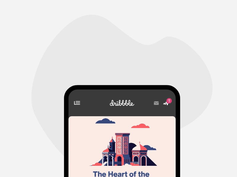 Dribbble Notification