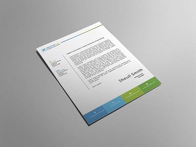 Corporate Letterhead Design flyer letterhead